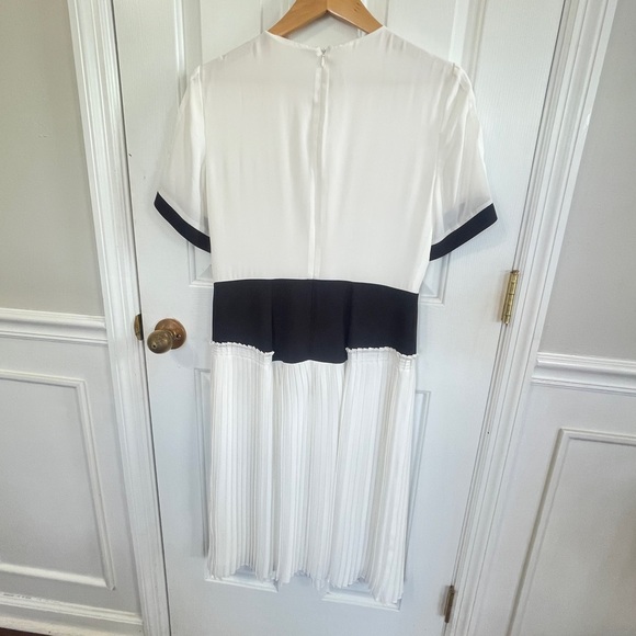 Dear Drew by Drew Barrymore Elizabeth Street Short Sleeve Pleated Dress SZ 6 - Picture 6 of 11